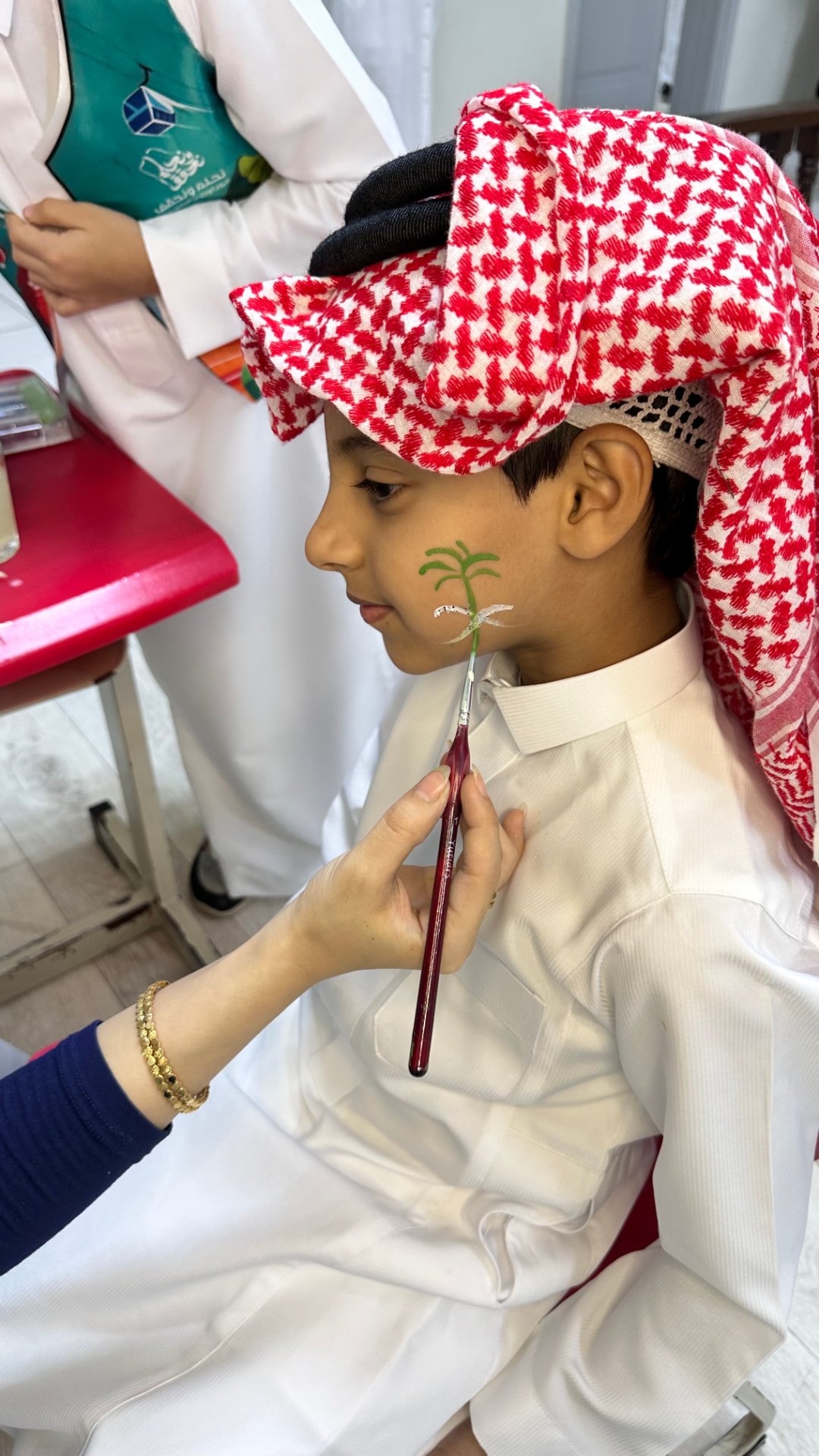 ARWA pupil face painting
